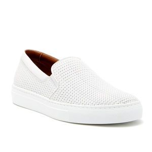 White Alisha Leather Slip-On Sneaker - Women